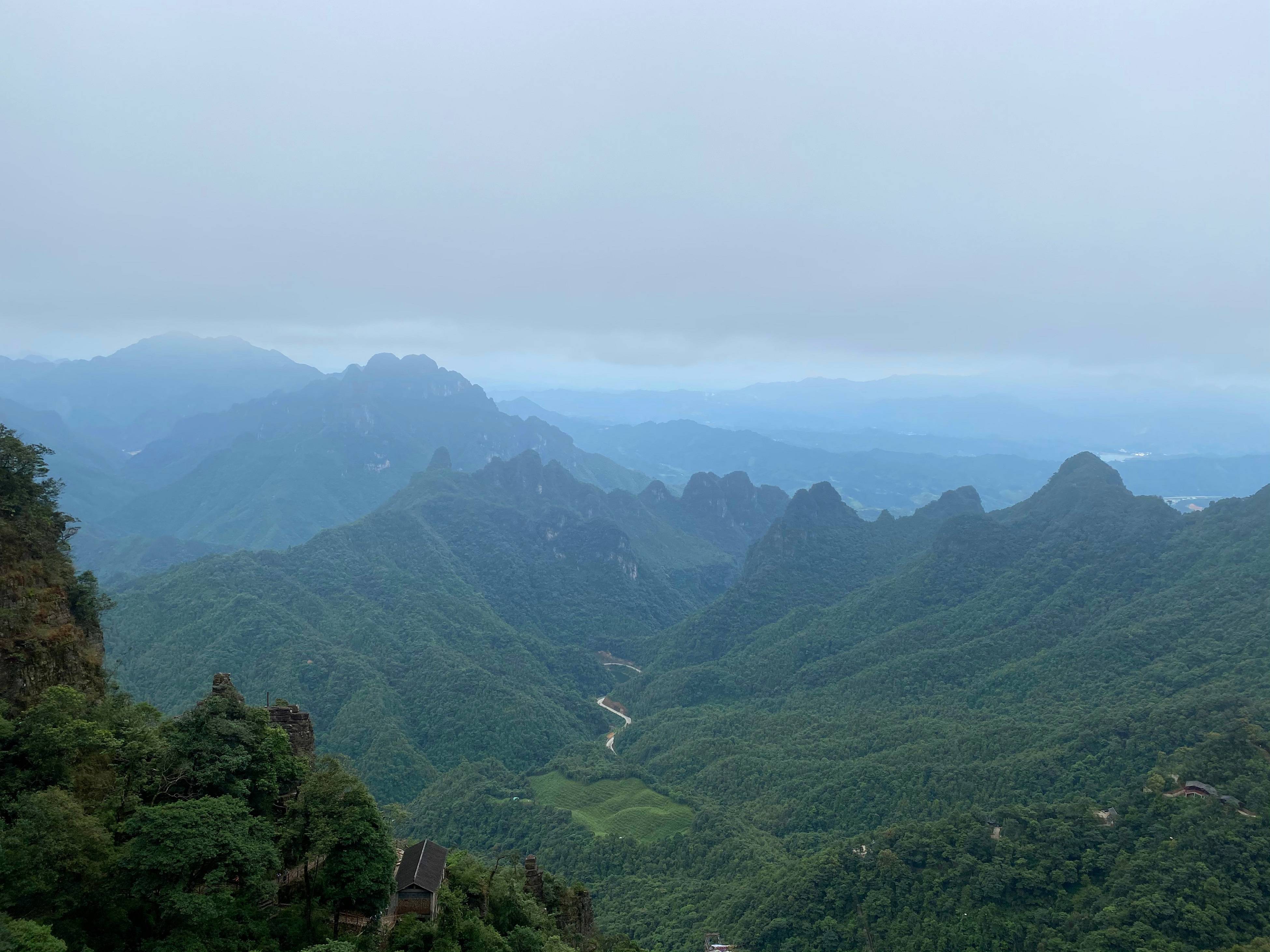 人间仙境,山间的雾真的是绝了,游贵港北帝山