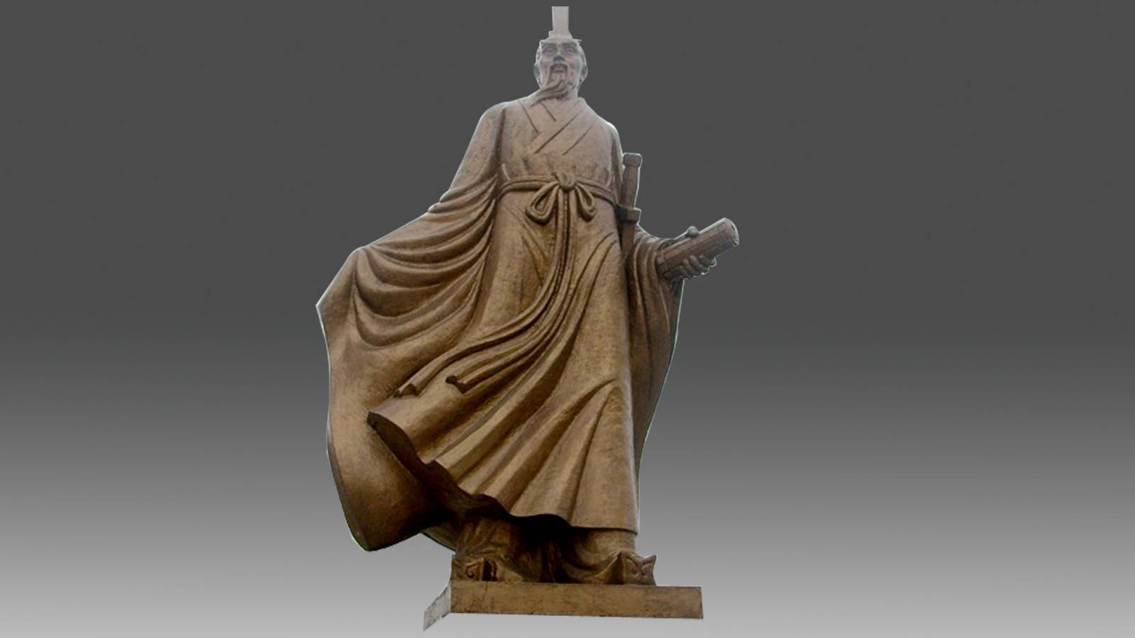 屈原的诗歌,成为中国文学史上璀璨的明珠_雕塑