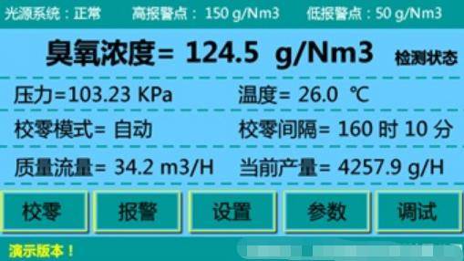 苏州2.8寸串口屏厂家：臭氧发生器触摸屏显示臭