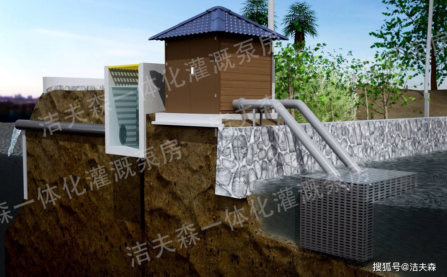 一体化灌溉泵房有效提高灌溉用水效率
