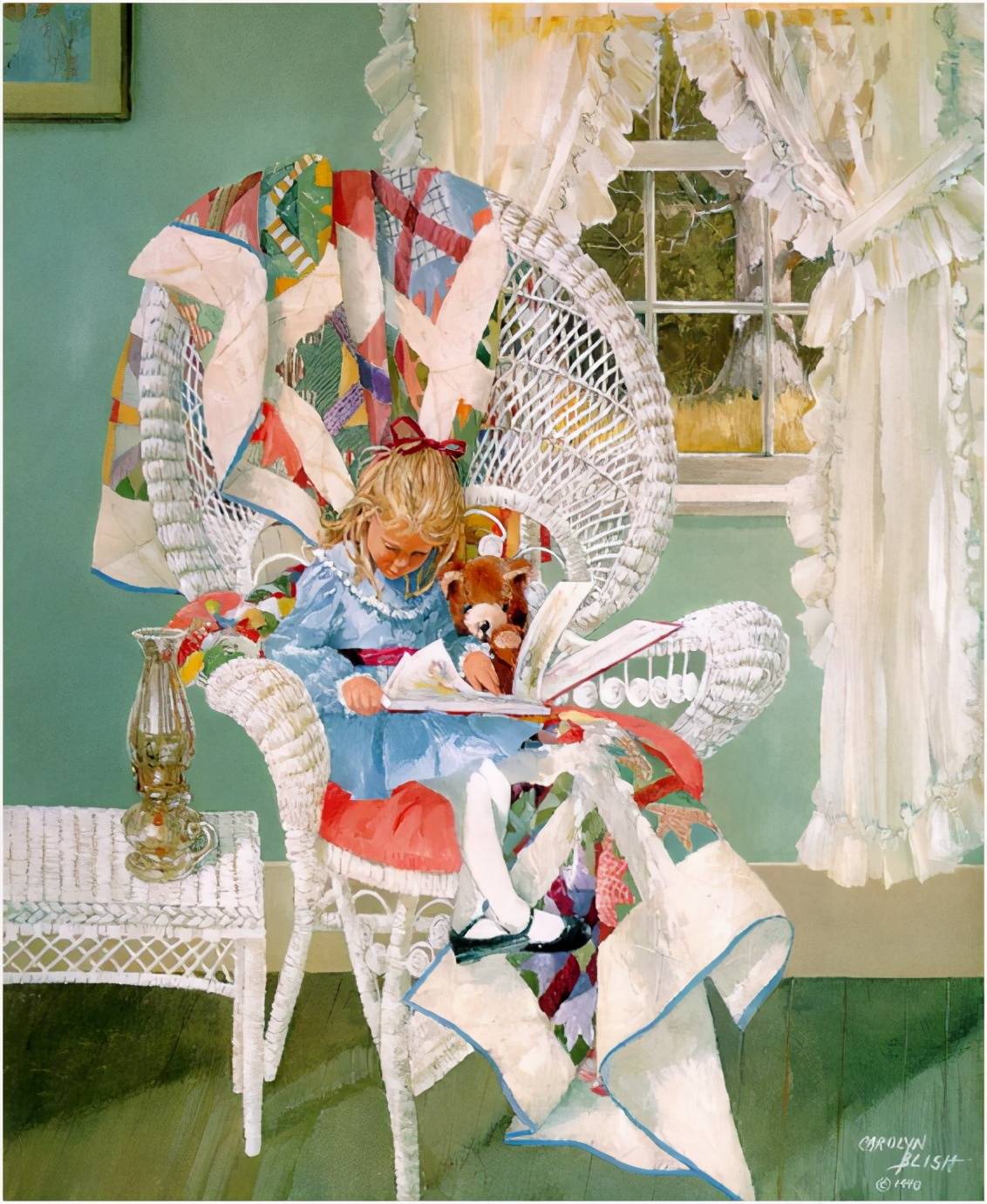 图片[21]-美国女画家卡罗琳·比利希作品，这画面真清爽-魔性次元