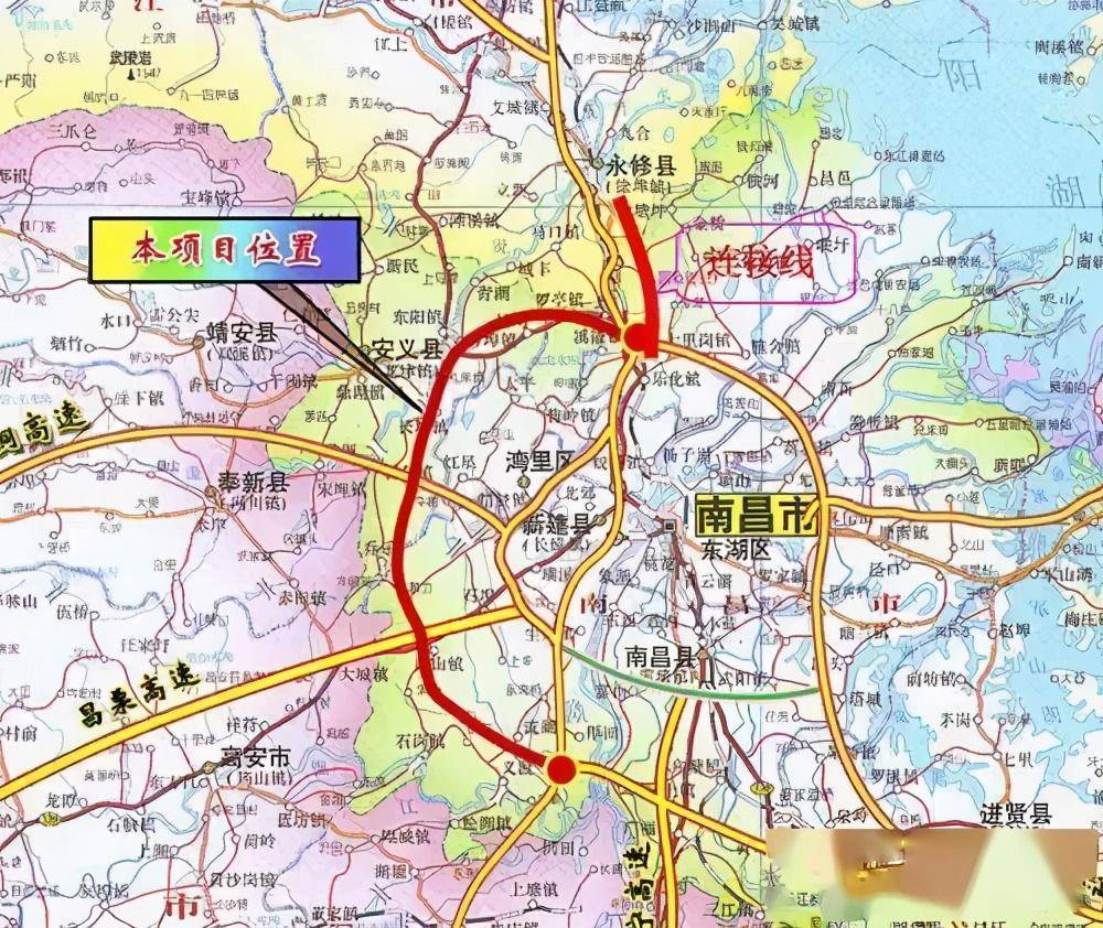工程线路全长124734公里南昌绕城高速西二环及其连接线获批