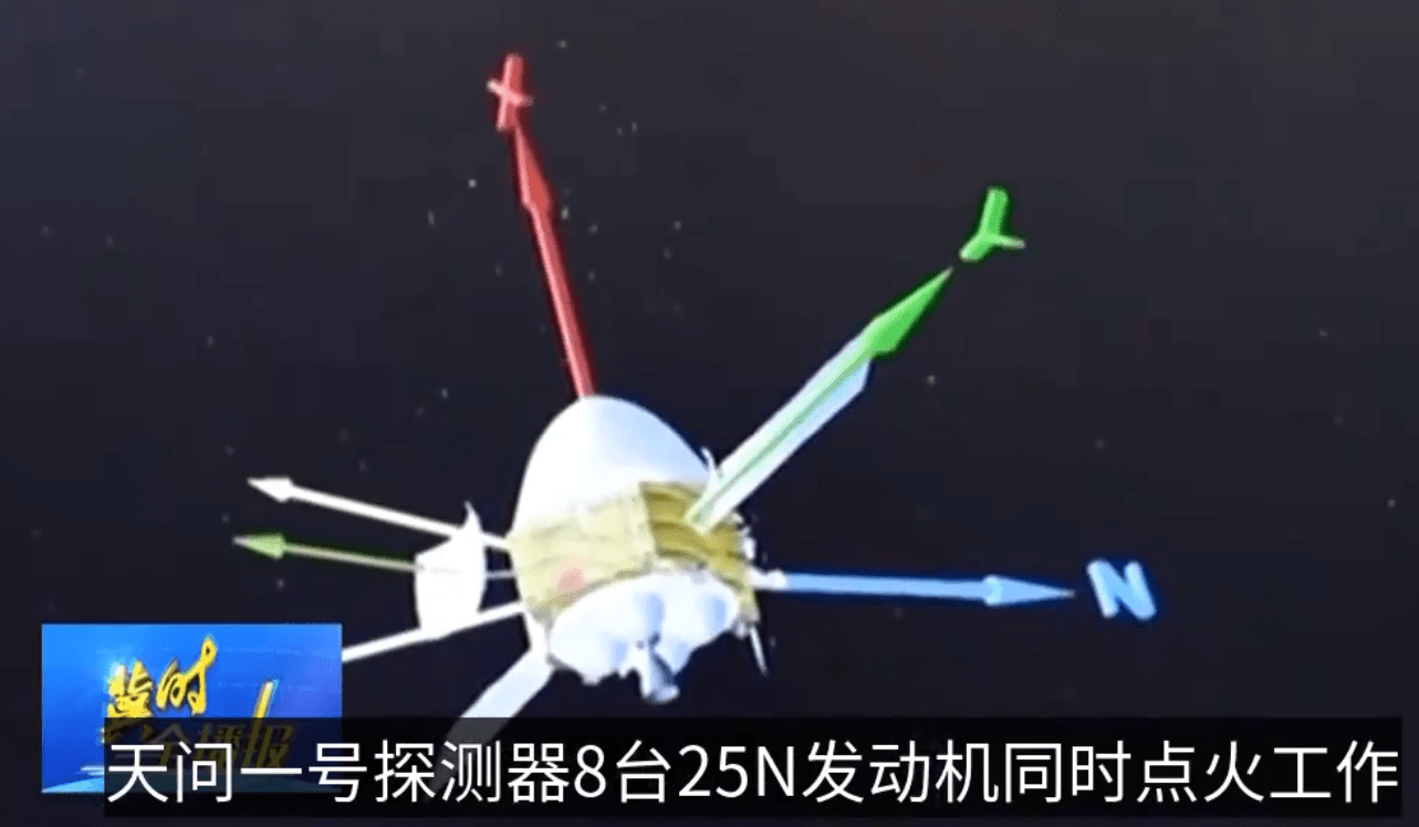 天问一号完成第三次轨道中途修正