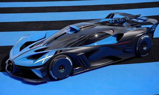 布加迪最新超跑bolide造型科幻最大功率为1850马力