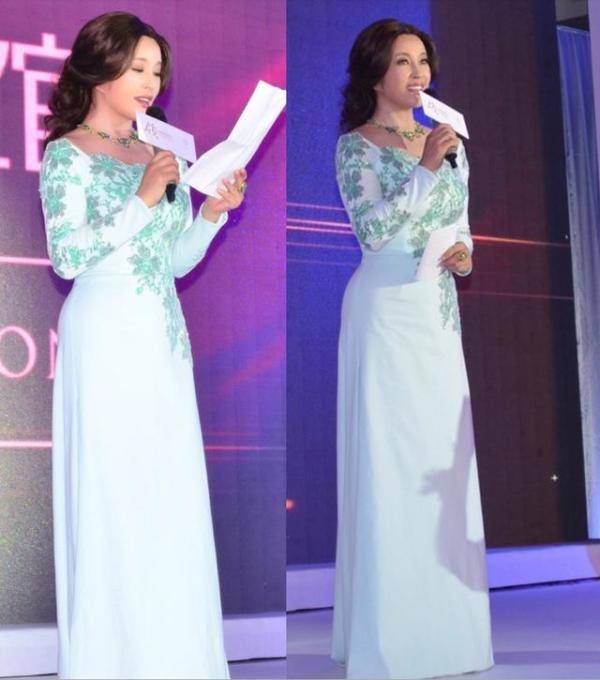 服装|刘晓庆真是太勉强自己了，穿这么紧的裙子，看着都替她难受