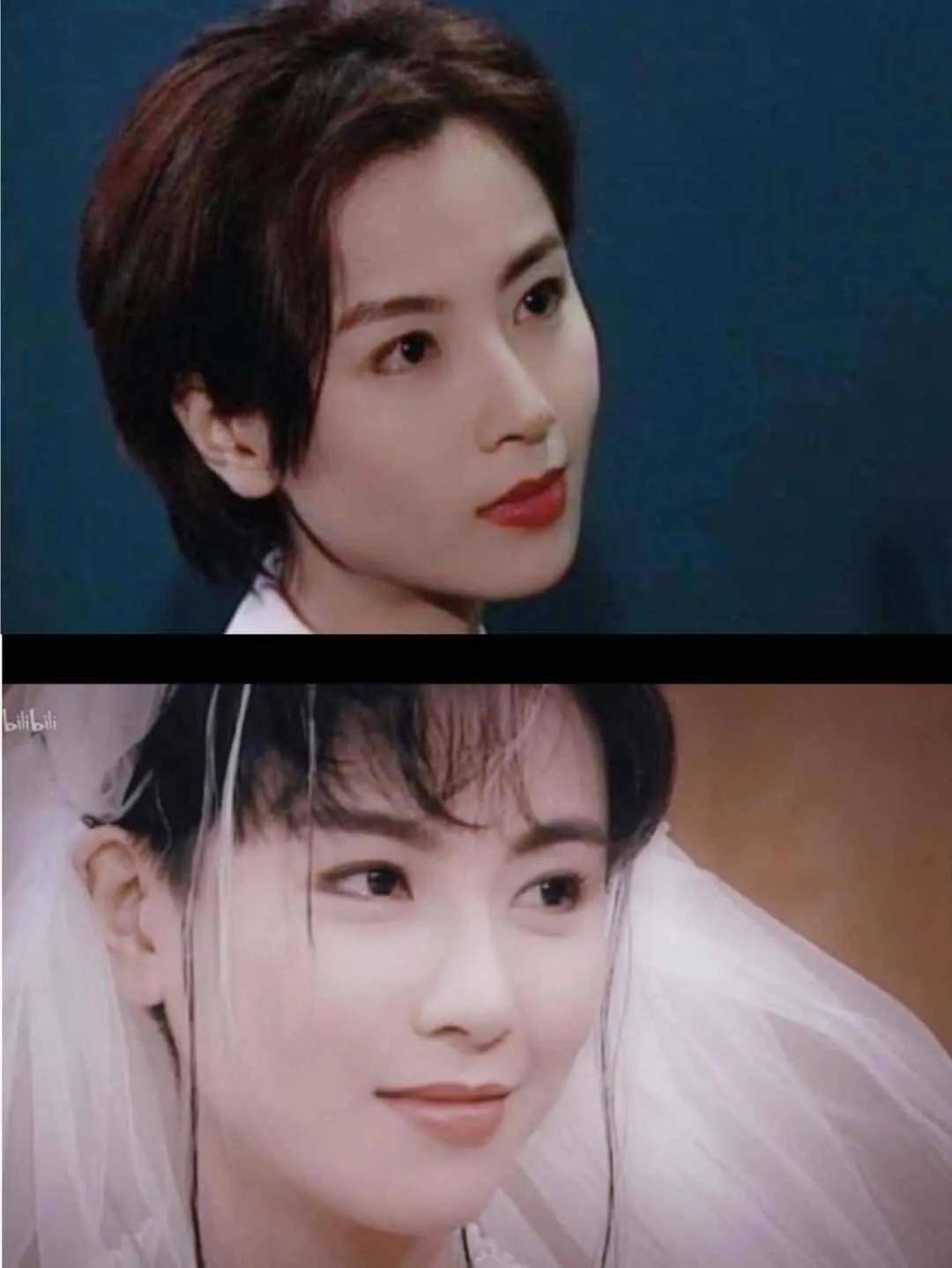 英气|顶级骨相组合风格!神似林青霞的当红小花靠它整的?