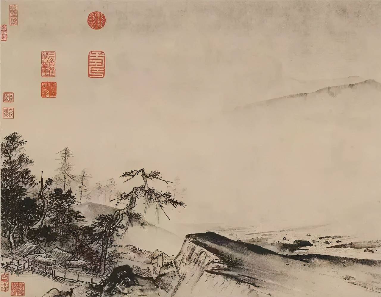 南宋名画《溪山清远图》,和大师一起观风景