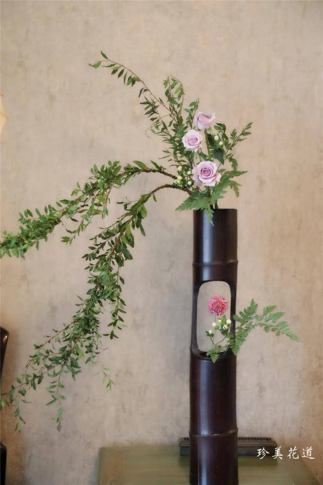 茶道插花,淡雅中的静心 | 珍美花道