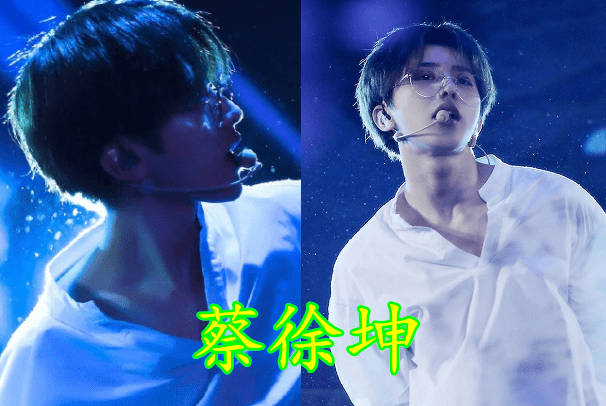 原创蔡徐坤秀锁骨王一博秀锁骨千玺秀锁骨看到华晨宇真养眼