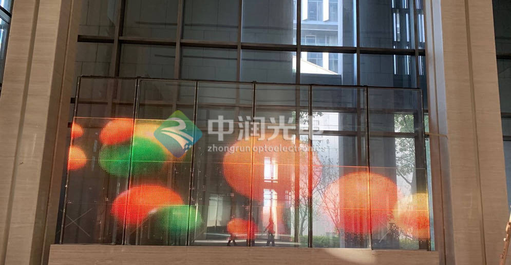 led光电玻璃案例上海某商场p30光电玻璃案例