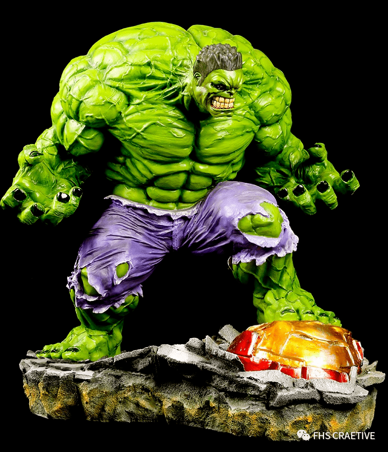 绿巨人 红浩克 hulk 1/4 雕像salt and pepper 1/4 浩克 绿巨人红巨人