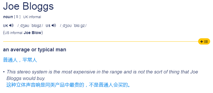 老外总说 joe bloggs, 可 joe bloggs 到底是谁?_意思