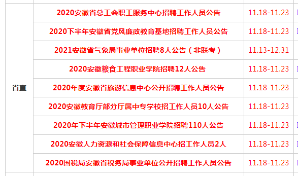 事业单位招聘公示_全国事业单位招聘公告最新汇总(2)