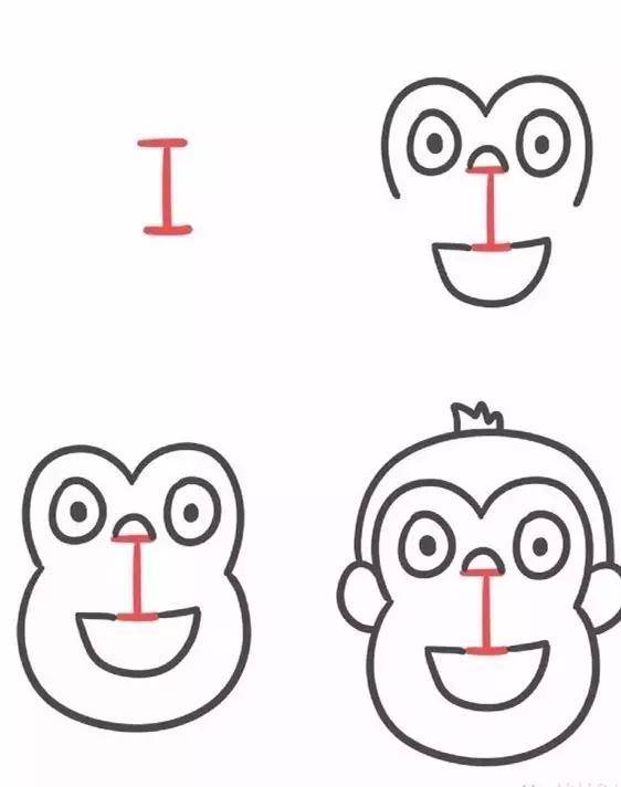敲可爱的26个字母简笔画~带宝宝画一遍,就全记住啦!【悦宝园分享】