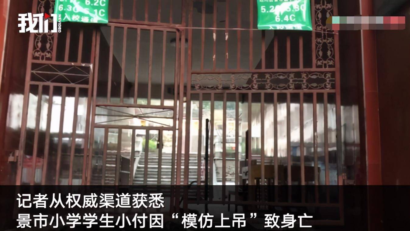 小学生校内身亡经过初步查明:玩耍时"模仿上吊"致窒息_手机搜狐网