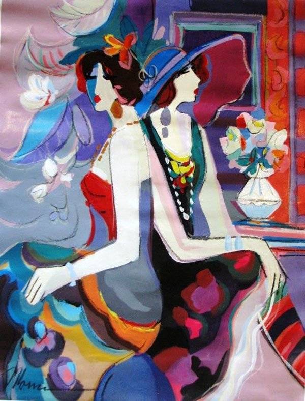 图片[10]-以色列艺术家人体油画中的女郎，优雅而迷人-魔性次元