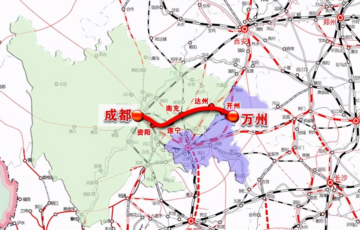 成达万高铁先期开工段施工招标 计划12月20日开工建设