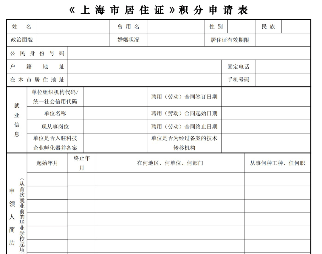 攻略分享!上海居住证积分办理流程