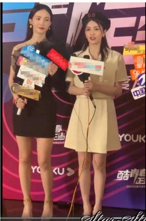 金晨不愧是舞蹈出身的身段气质把同框的白鹿衬得像路人