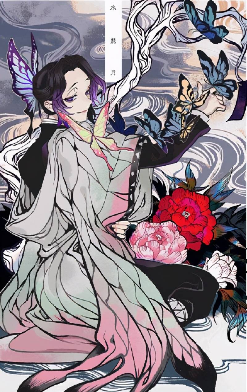 浮世绘风格《鬼灭》,九柱分别代表一个月,哪个月份才是你的菜?