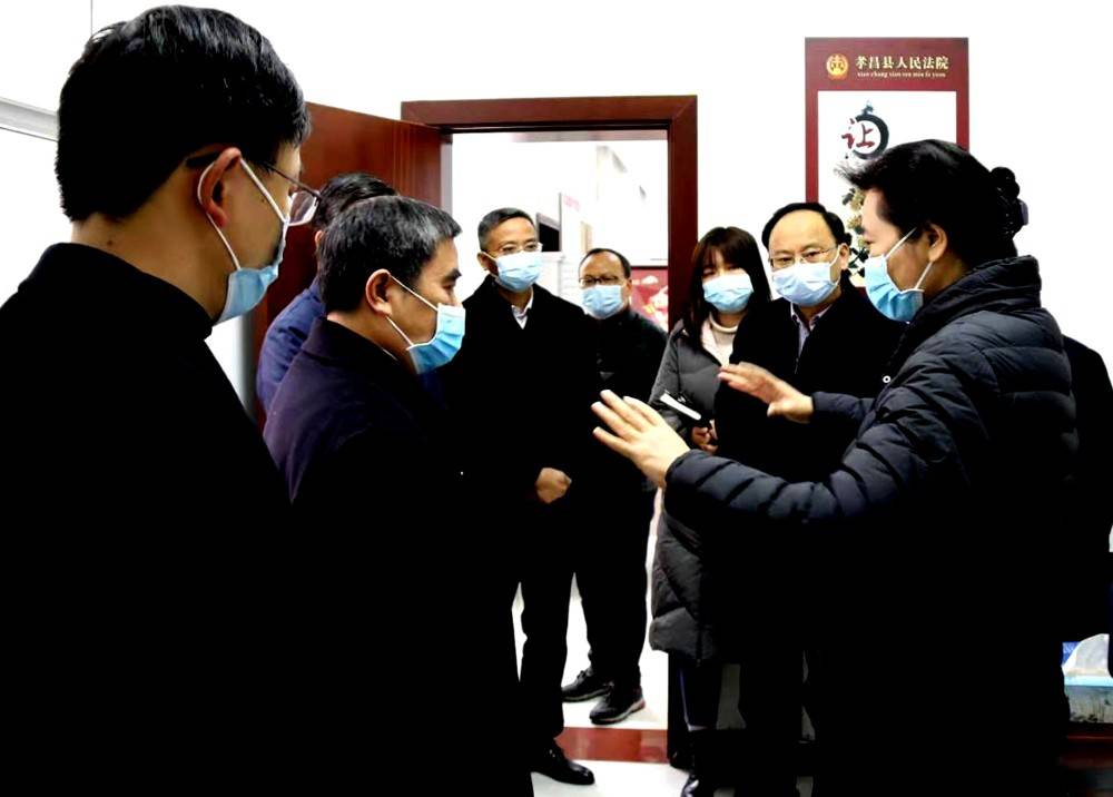 湖北省委常委政法委书记王艳玲到孝昌法院调研_手机搜狐网