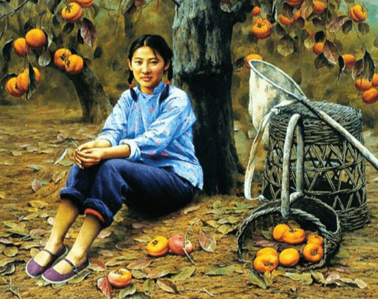 图片[11]-天津美院教授王立宪油画中那些具有浓郁乡土气息的少女-魔性次元