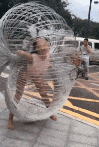 搞笑gif段子:这是什么拳竟然法这么厉害,真是打出了六亲不认的脸庞啊