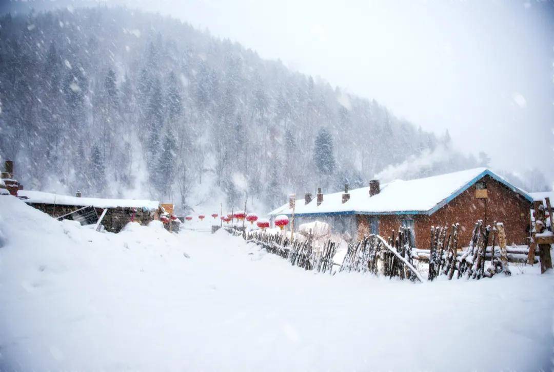 大雪银装素裹万山积玉