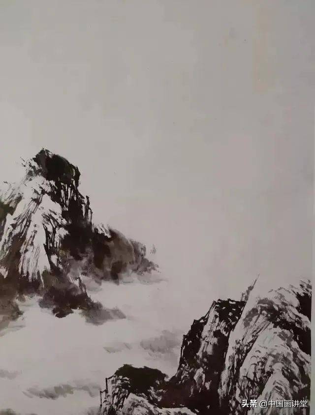 国画山水里云石的画法