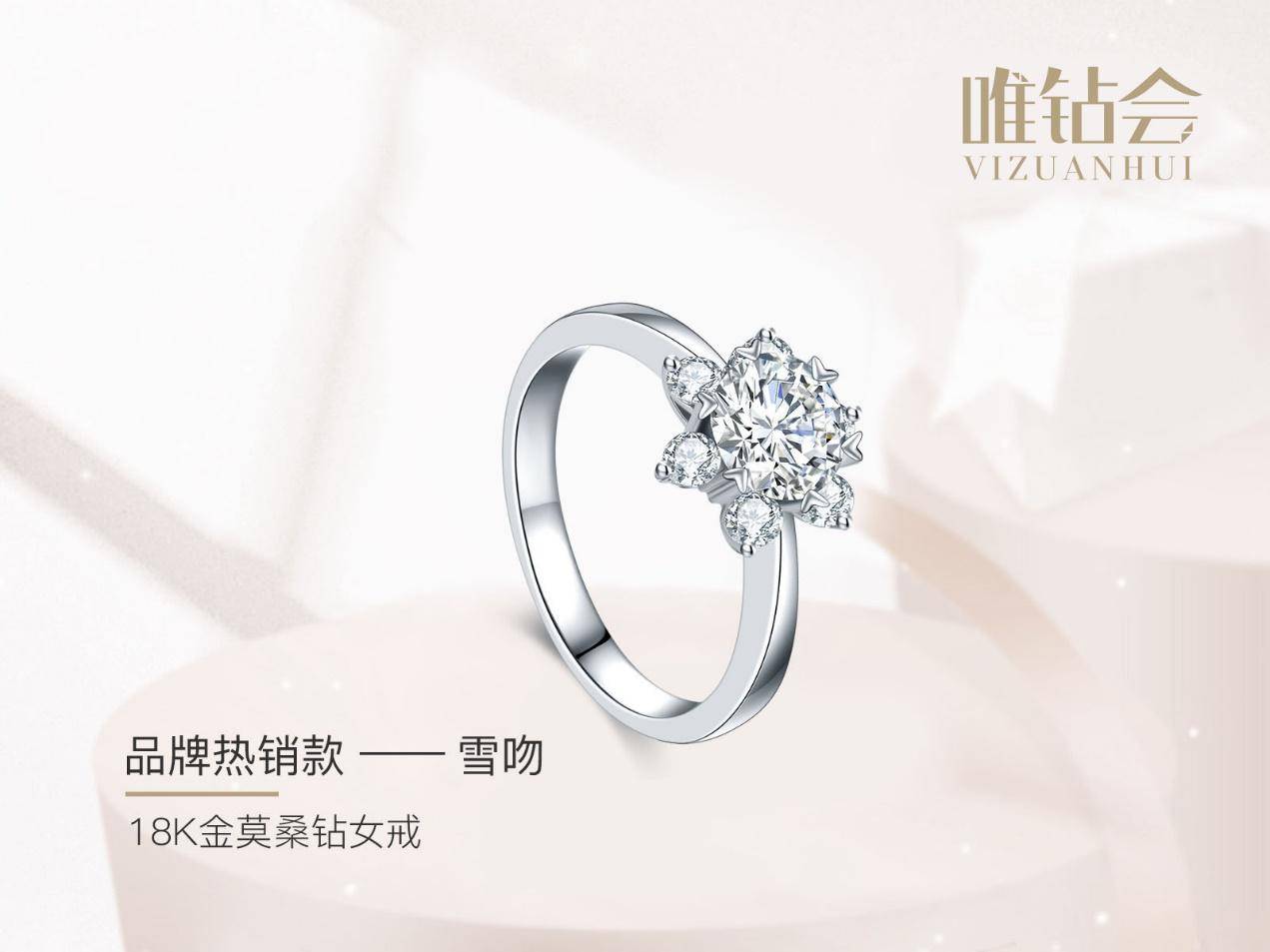 【唯钻会】进口莫桑钻珠宝再现精致华丽姿态_钻戒