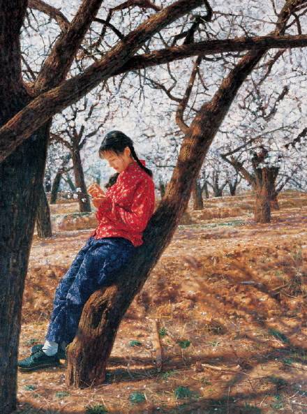 图片[2]-油画名家——吴静涵乡村少女系列油画作品欣赏-魔性次元
