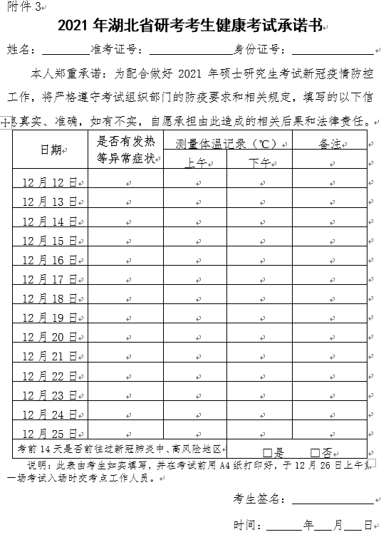 这些省份提前准备健康承诺书和健康码!_考试