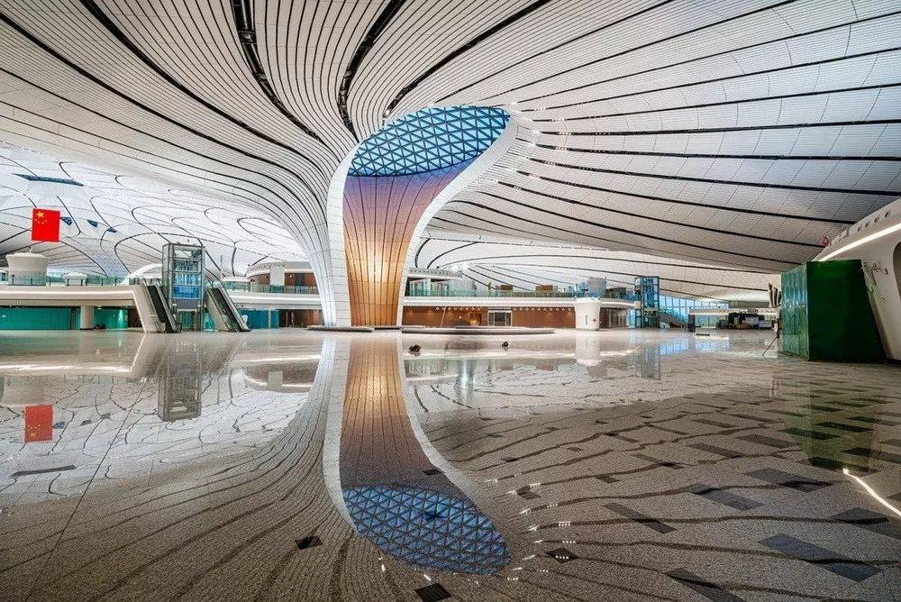 新世界七大奇迹之一的北京大兴国际机场,最美竣工景观