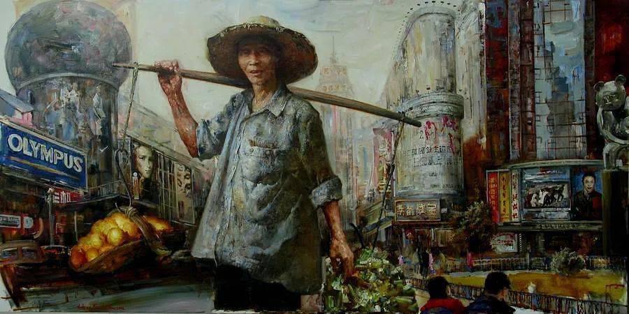 俄罗斯画家安德烈·卡塔晓夫的油画作品造型严谨,人物肖像感情柔美