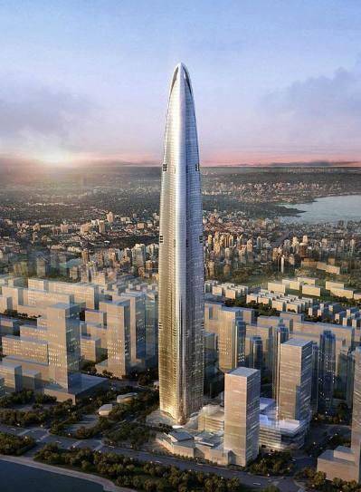 原创中国在建的第一高楼,高达636米,预计明年完工
