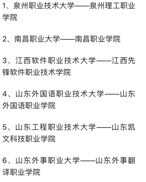 2020三本学校排名_教育部批准,20多所高职专科院校升格为本科,2021届考生