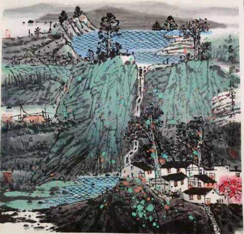 冬去春来尽美景 怀溪堂主领风骚 ——赏巴黎美爵签约画家林敦席作品