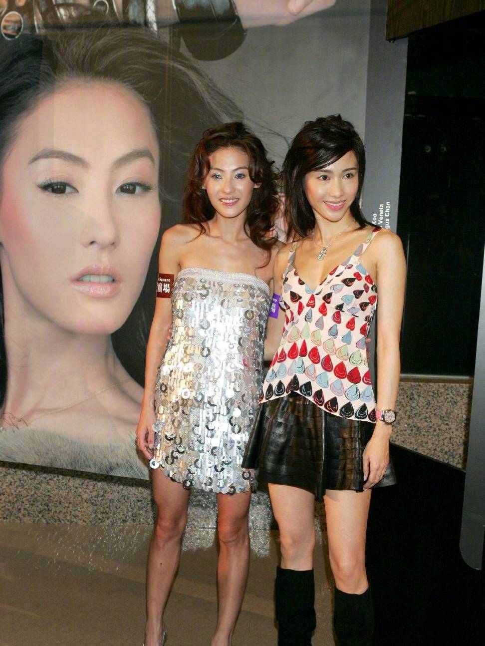 黎姿为李嘉欣庆生,李嘉欣肌肤细腻宛如20岁,黎姿脸却不自然
