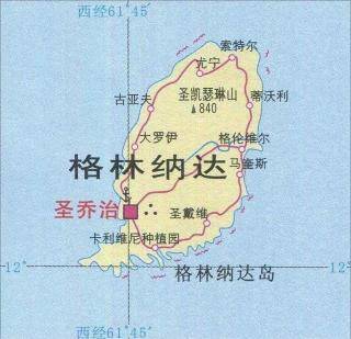 格林纳达人口1983_格林纳达地图