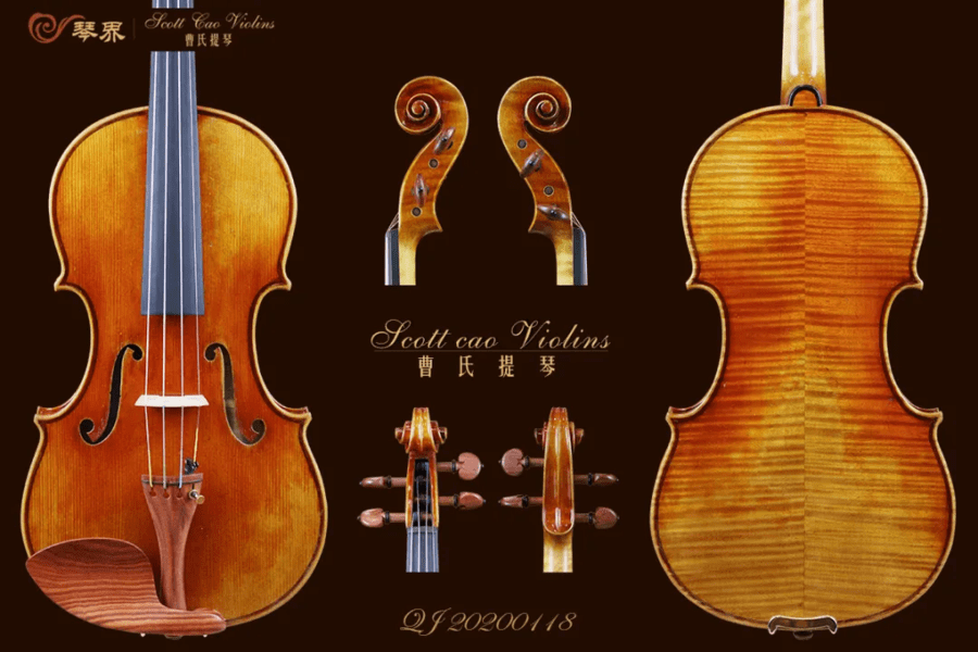 原创【古名琴系列】小提琴"海菲兹",1740年