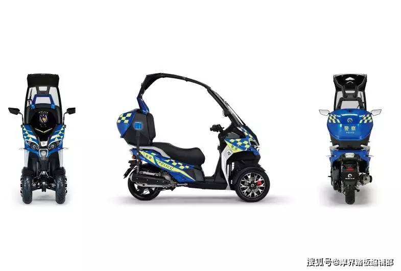 金城adiva警用倒三轮200400踏板摩托车