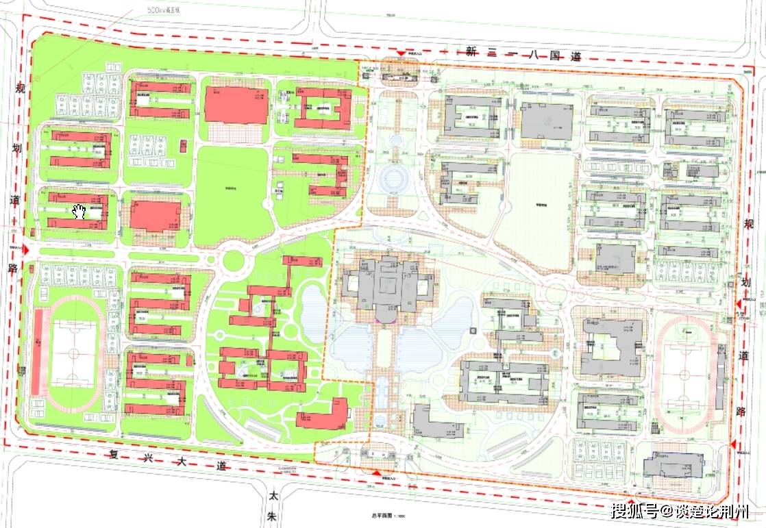 长江大学工程技术学院新校区,一期已建成,二期18万方即将启动