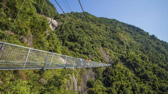 安徽天柱山世界地质公园 网红玻璃桥