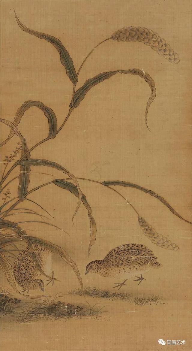 岁岁平安——国画中的鹌鹑辑录欣赏