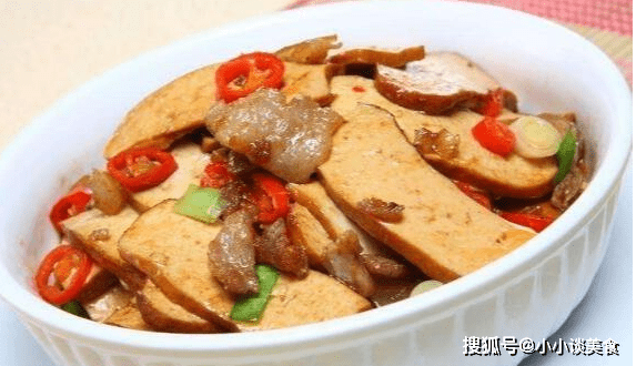 香干炒肉片