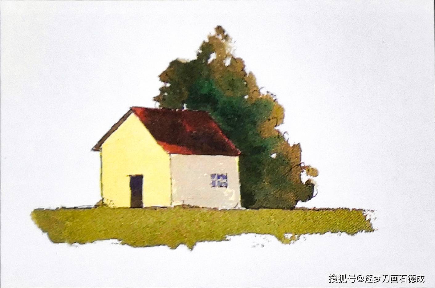 绘画干货2—怎样让你的画达到动静平衡_画面