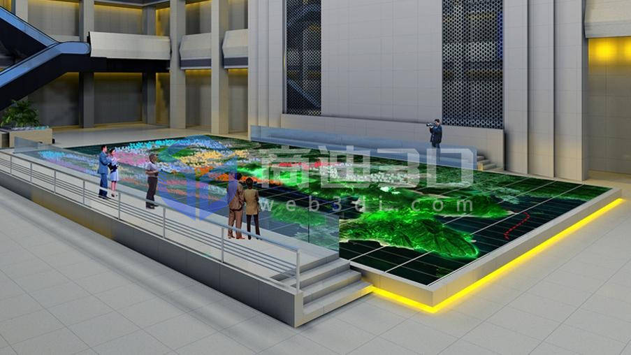 3d虚拟数字电子沙盘运用于城市h5三维在线展示