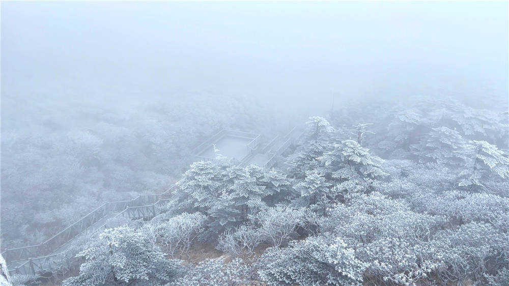 2021年第一场雪！带您去看大理苍山、鸡足山“雪国”仙境
