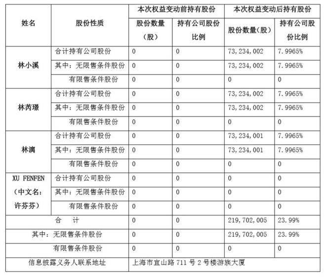旅游团的真正控制者成了徐芬芬。林奇的股份由未成年子女继承