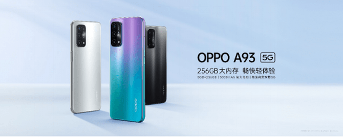 电池|OPPO A93 5G手机开启预售，256G超大内存售价1999元